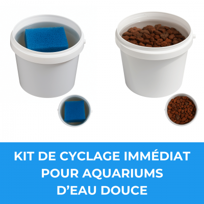 Kit de cyclage immediat pour aquariums d eau douce