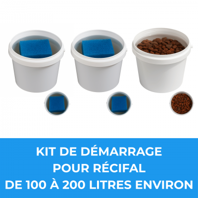 Kit de demarrage pour recifal de 100 a 200 litres environ