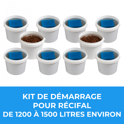 Kit de demarrage pour recifal de 1200 a 1500 litres environ
