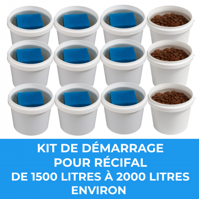 Kit de demarrage pour recifal de 1500 litres a 2000 litres 
